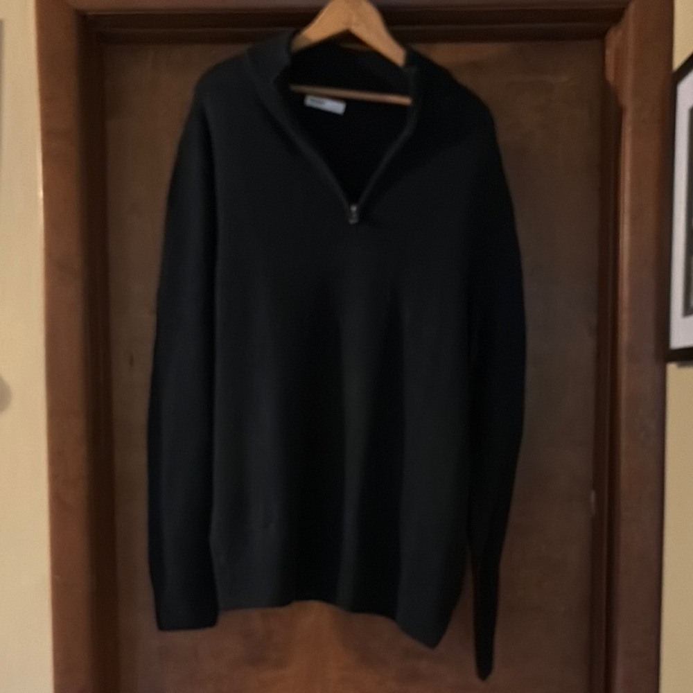 Sonoma Men's Dark Gray Zip-Up Sweater